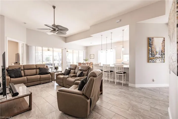 Very open floor plan.