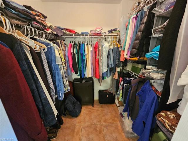 Primary walk-in closet