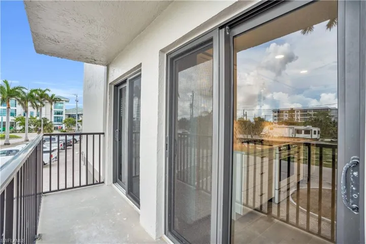 2nd balcony off kitchen and primary bedroom