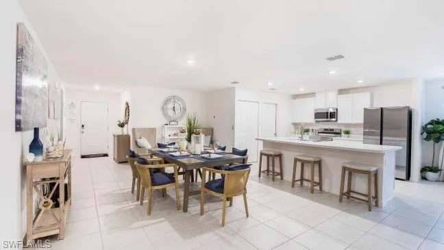 Model home - actual features may vary.