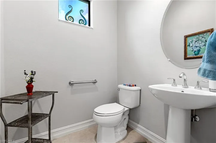 Half Bath- Around From Dining Room