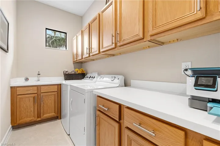 Laundry- Plenty of Storage!