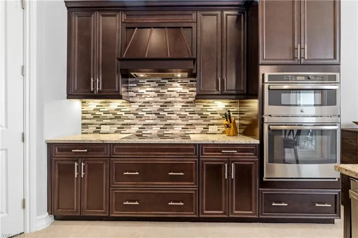 Decorative Backsplash- Double Oven!