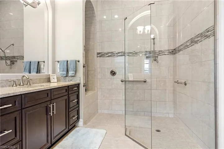 Expansive Walk In Shower!