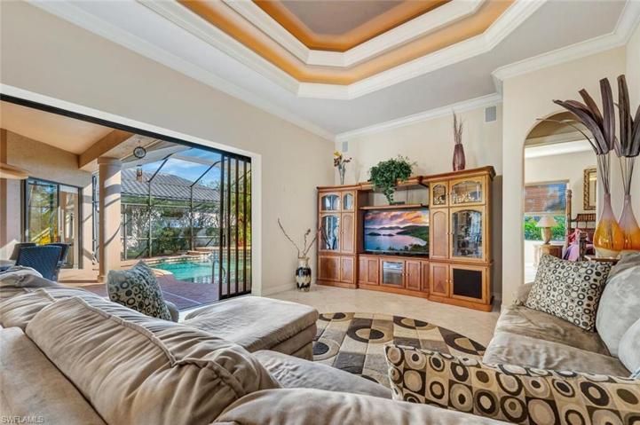Family Room looking towards Sliders to Lanai