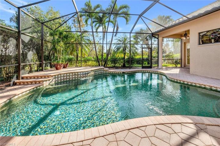 Screened Pool area looking towards Preserve View 3