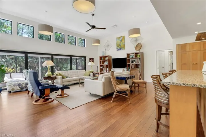 Great Room & Kitchen Meet, 13-foot-long Island Breakfast Bar