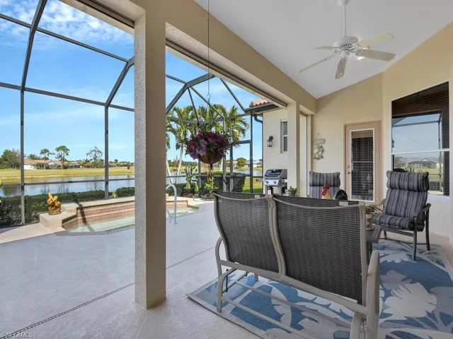 Covered Area On Pool Lanai