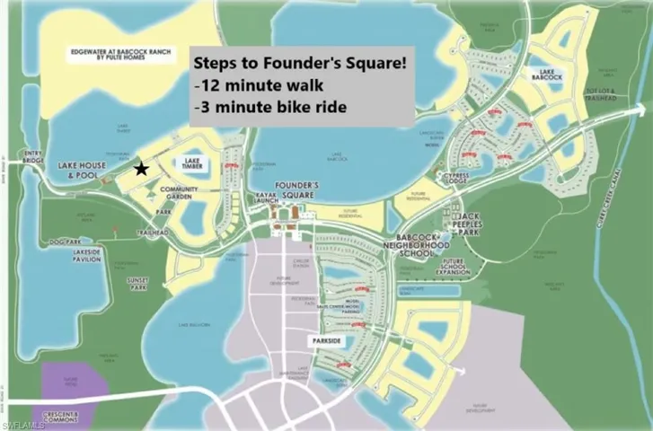 12 minute walk to Founder's Square. 1/2 mile from SR-31, steps from biking/nature trails.