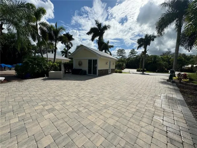 View of patio