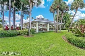 View of community featuring a gazebo and a yard