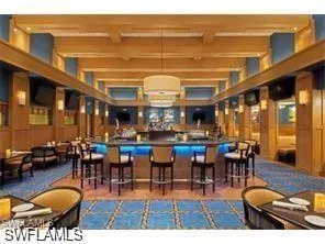 Bar with carpet flooring