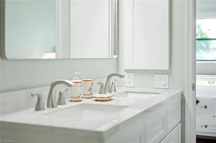 Bathroom with double vanity