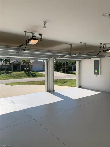 Garage with a garage door openers