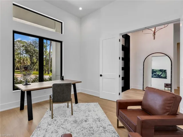 Solid Wood Floors and Picture/Transom Window