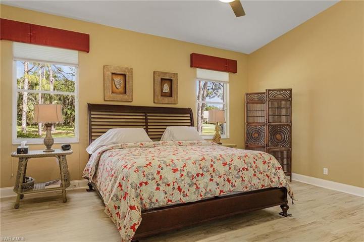 Spacious owners suite with lots of natural light.