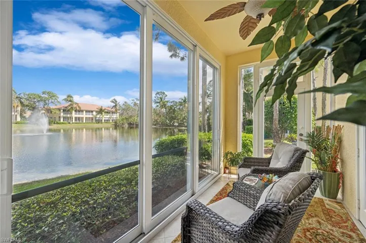 Enclosed Lanai Impact rated sliders allows you to enjoy the view