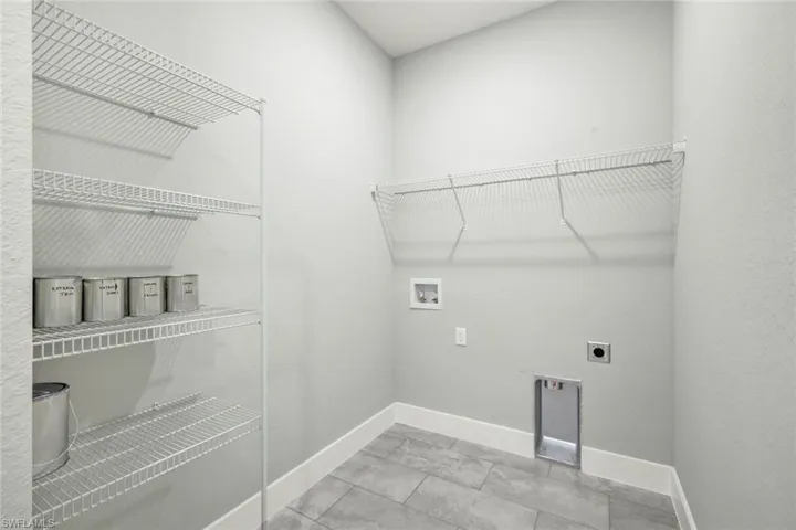 laundry area