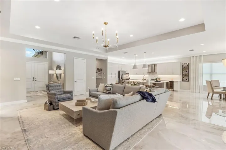 Open concept living area