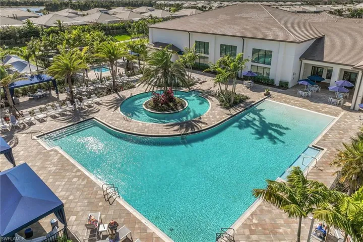 Resort pool, resistance pool, lap pool.