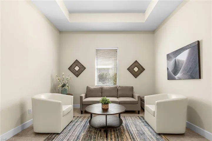 Sitting area can be a flex space