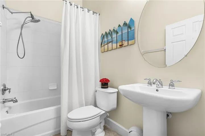 guest bath right outside bedroom 2