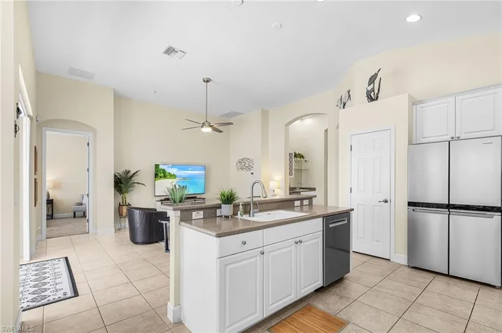View kitchen to great room
