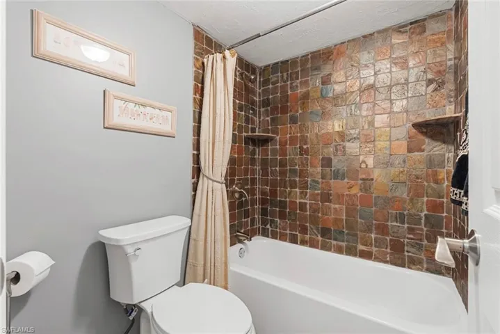 Updated bath off second bedroom