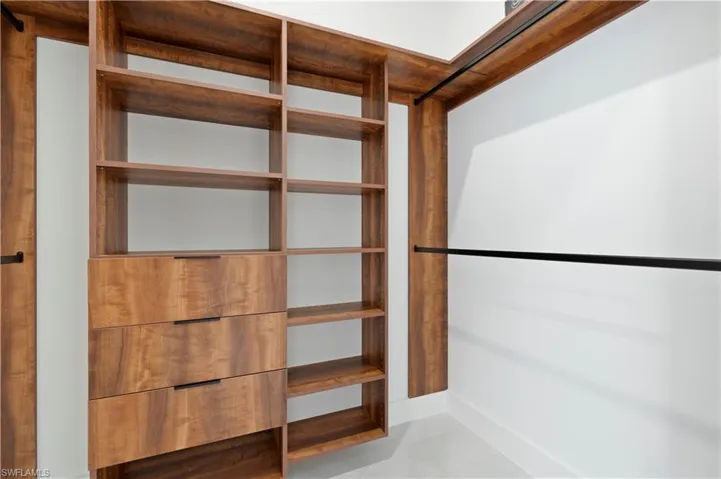 View of spacious closet