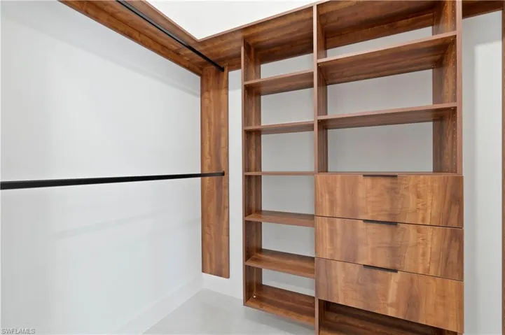 View of spacious closet