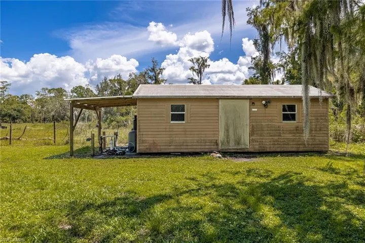 View of outbuilding