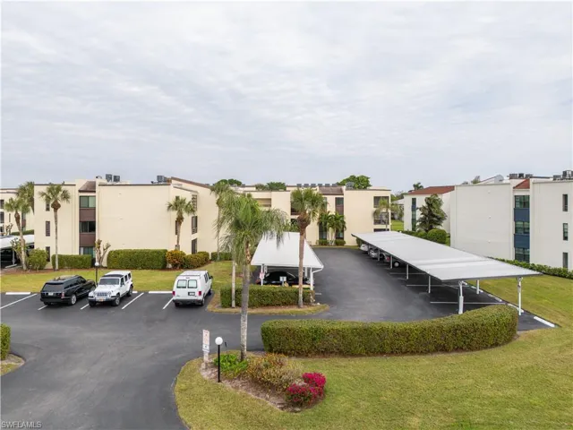 Surrounding community with a lawn