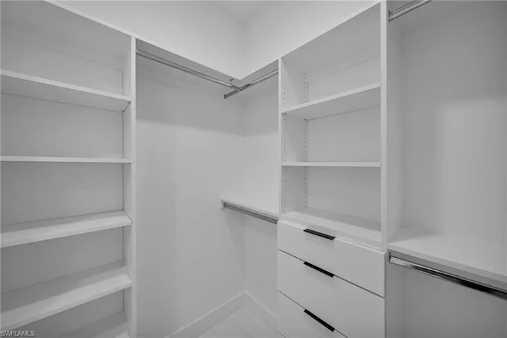 View of spacious closet