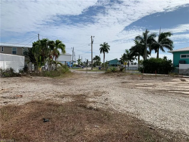 View from lot towards road.
