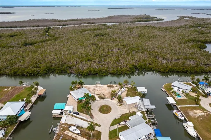 View of property location leading out to Pine Island Sound.