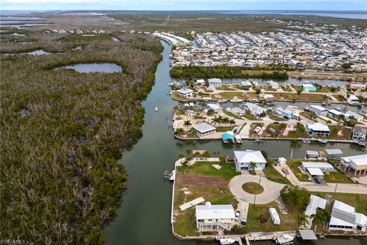 Aerial view of property
