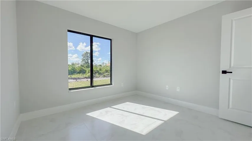 View of tiled empty room