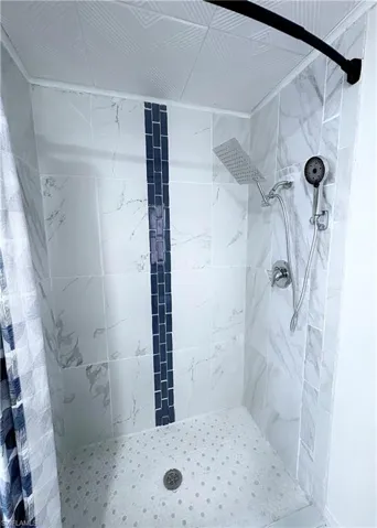 Bathroom featuring a stall shower