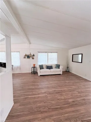 Living room featuring light wood finished floors