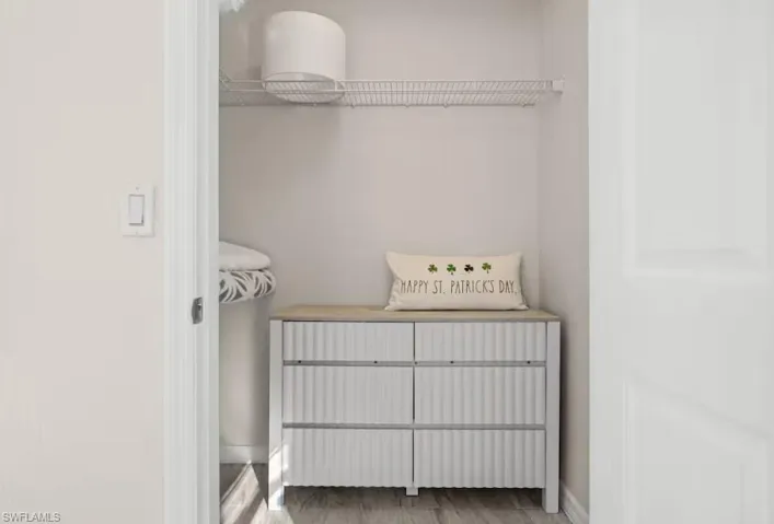 View of closet