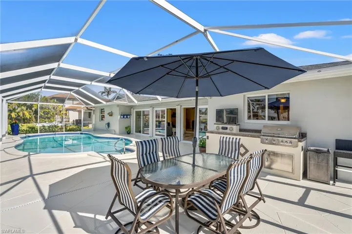 Outdoor Kitchen on the large Pool Deck
