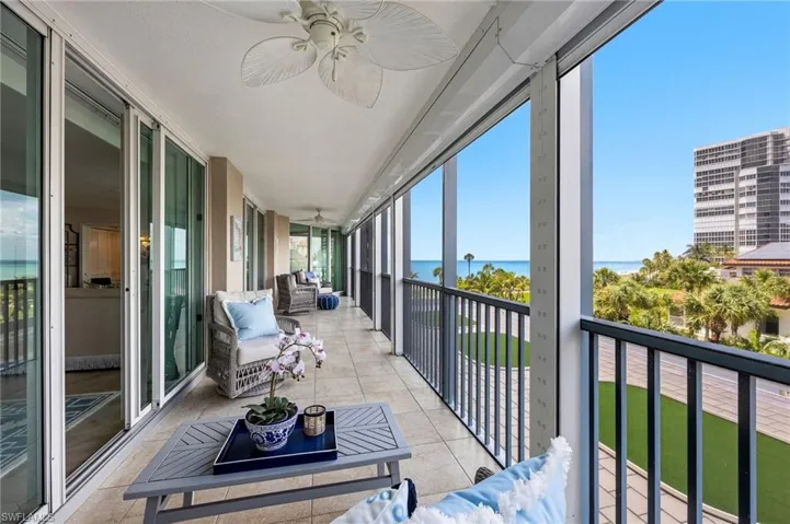 Screened in balcony