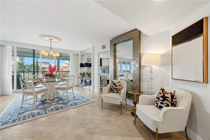 Dining area and foyer