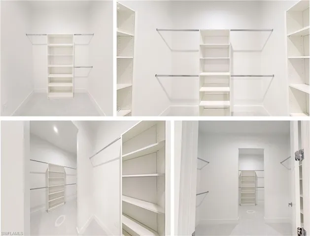 View of spacious closet
