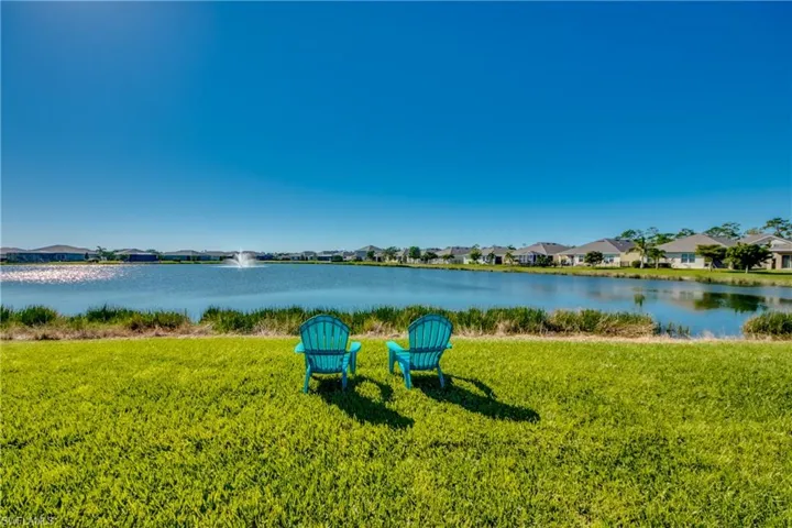 Southern Exposure of lake with fountain