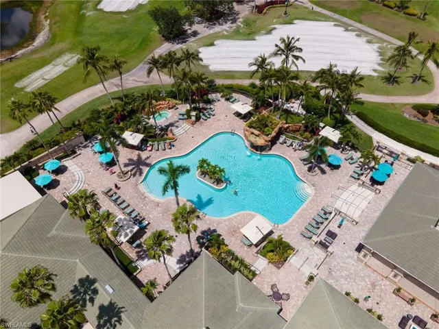 Legends Clubhouse pool & view of golf course.