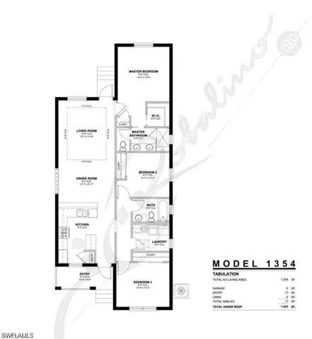 View of floor plan / room layout