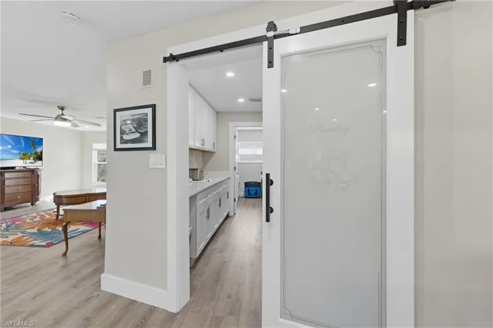 Walk in Butlers Pantry.  Perfect for a morning coffee bar.