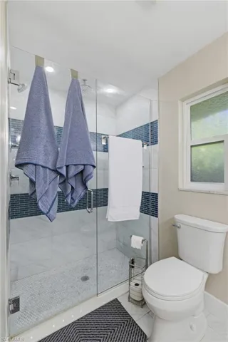 Primary bathroom with shower