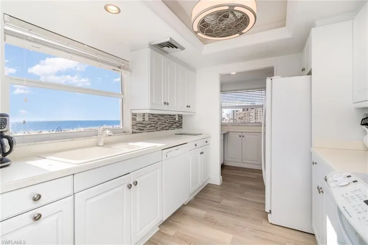 Who wouldn't mind washing dishes with this view.